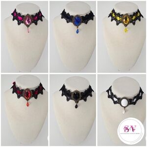 Pink/Black/Blue/White/Yellow Lace Choker ($10 Each)